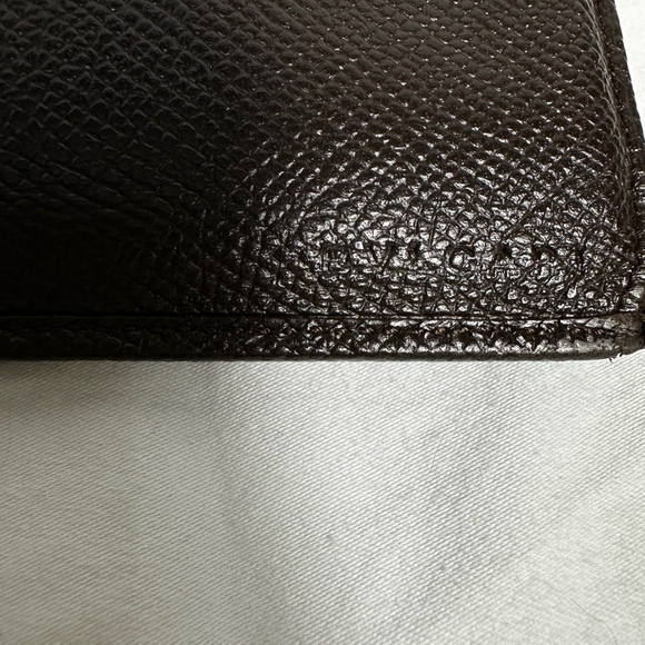 Bvlgari Leather Wallet Chocolate Brown with Snap Closure - Picture 11 of 12